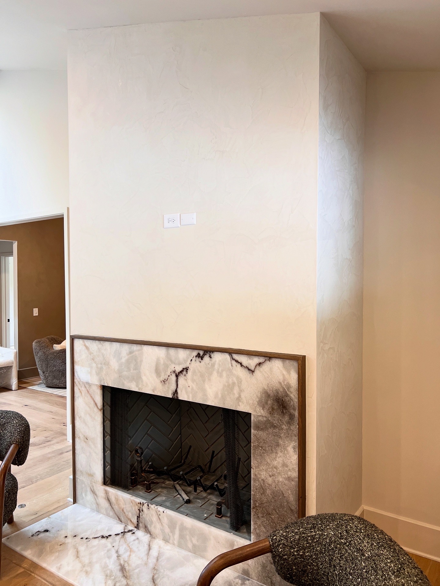 Limestone Plaster application 3